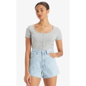 Levi s High Waist Mom Shorts  27